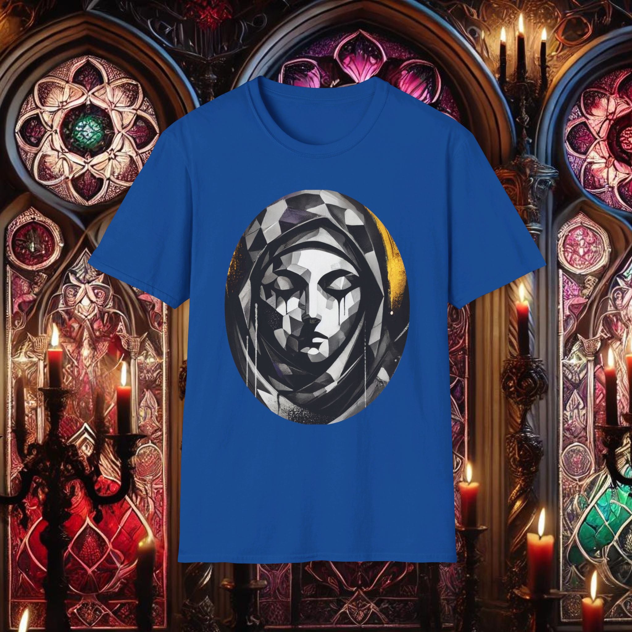 Ethereal Grace Virgin Mary T-Shirt