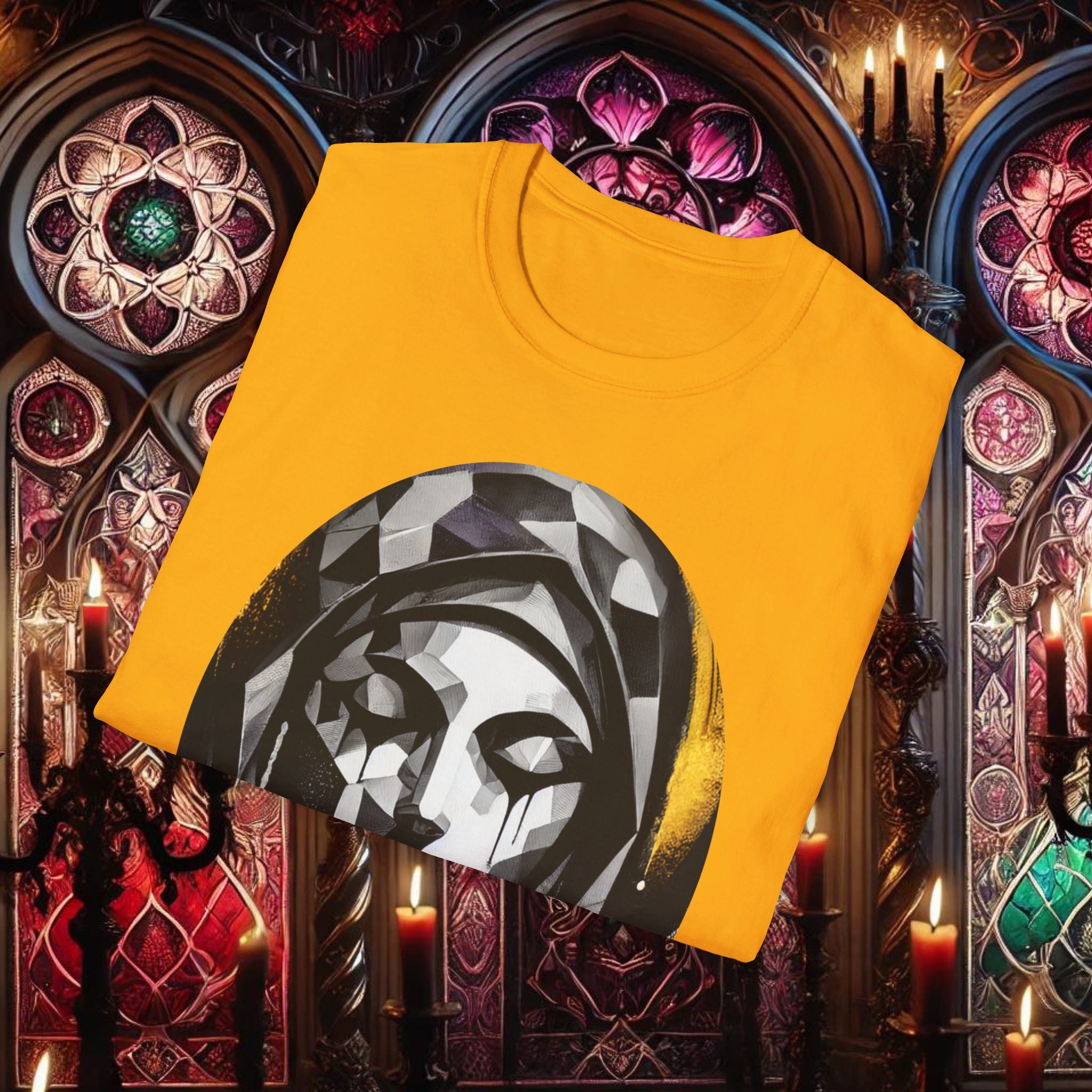 Ethereal Grace Virgin Mary T-Shirt