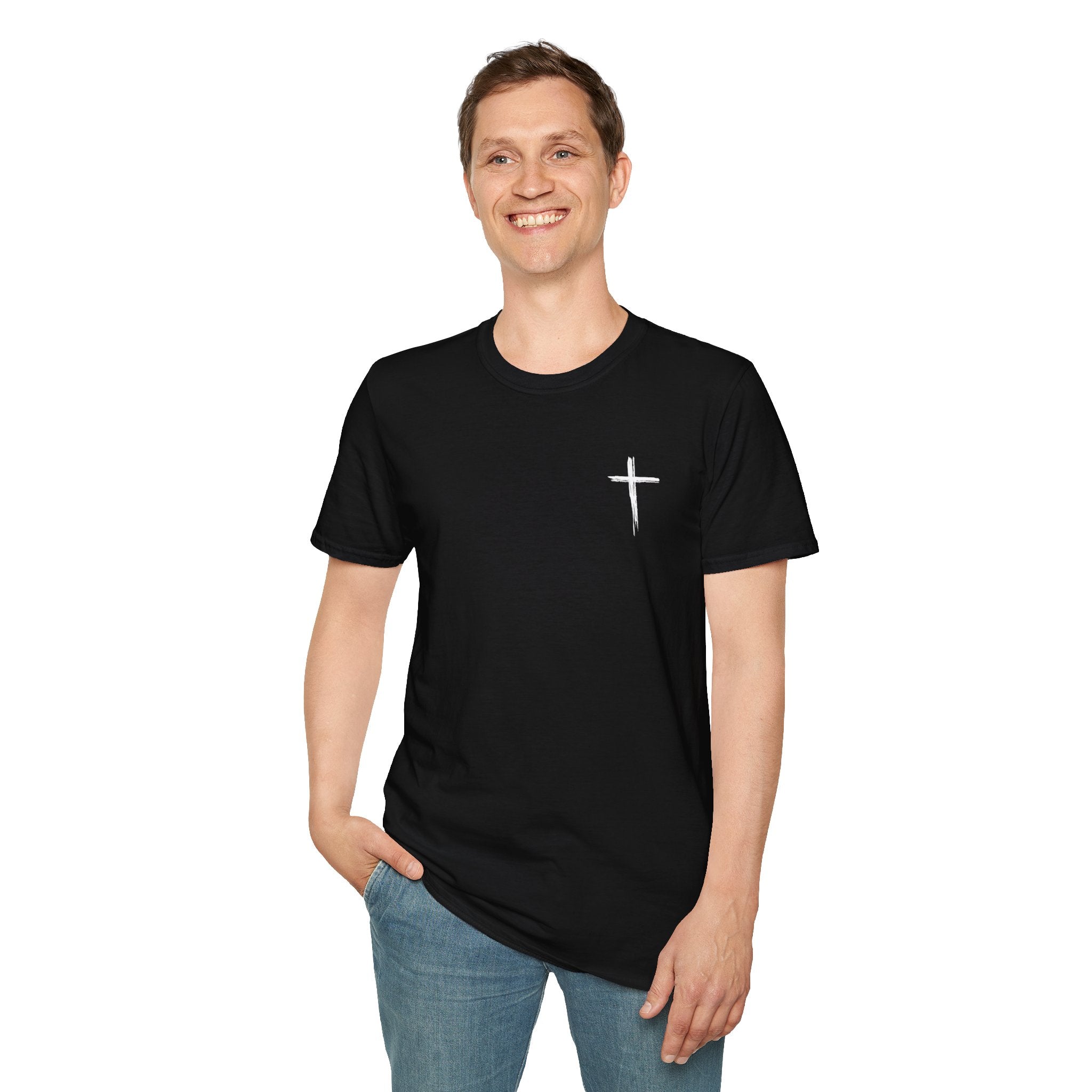 Arms Wide Open Jesus Men's  Softstyle T-Shirt
