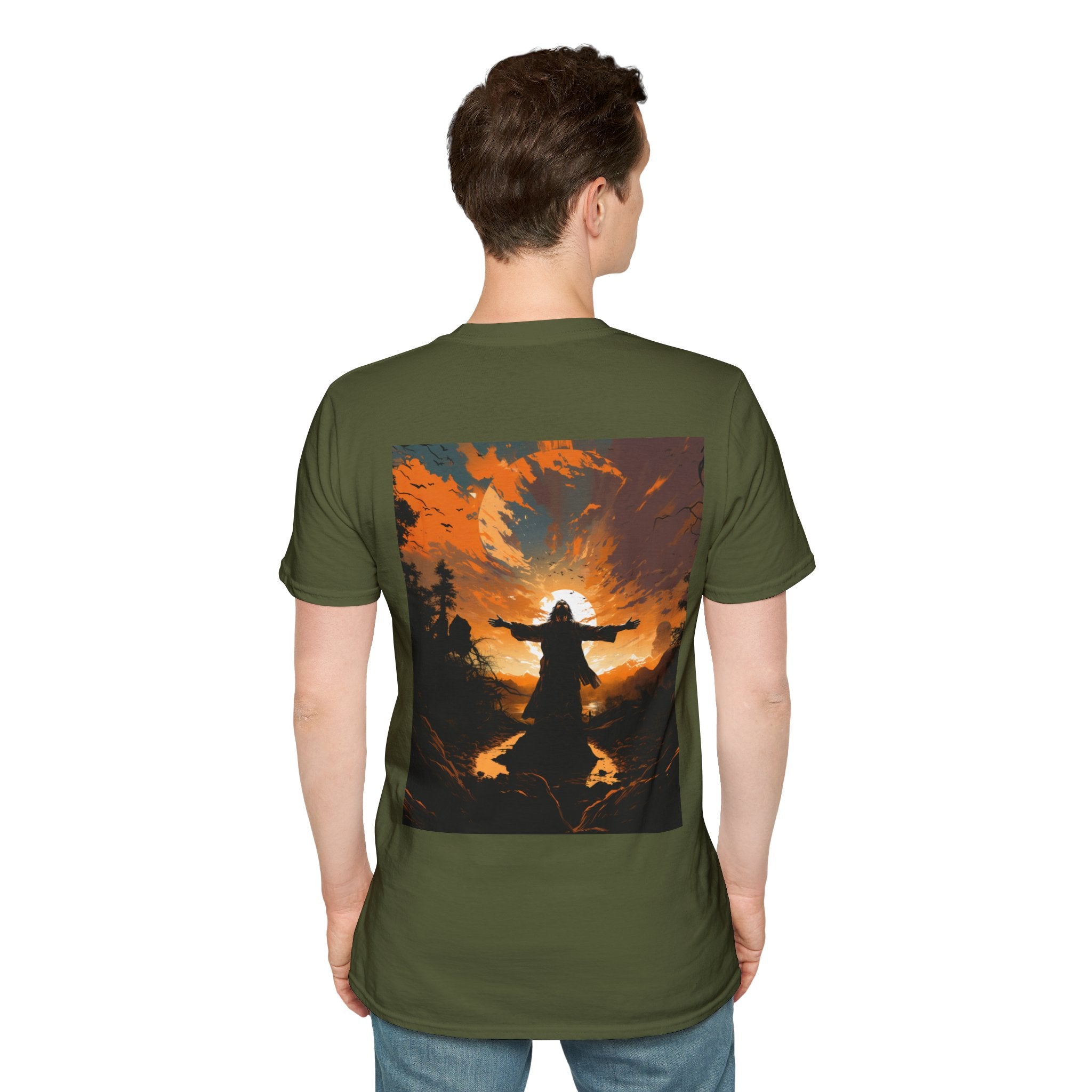 Arms Wide Open Jesus Men's Softstyle T-Shirt