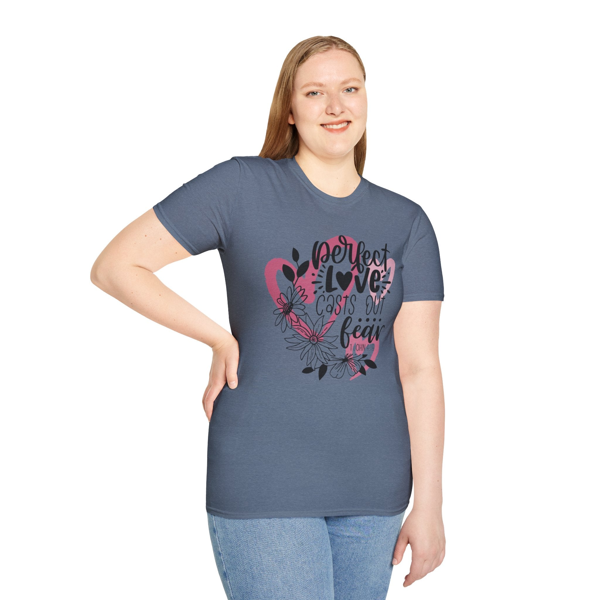 1John 4:18 Women's Softstyle T-Shirt