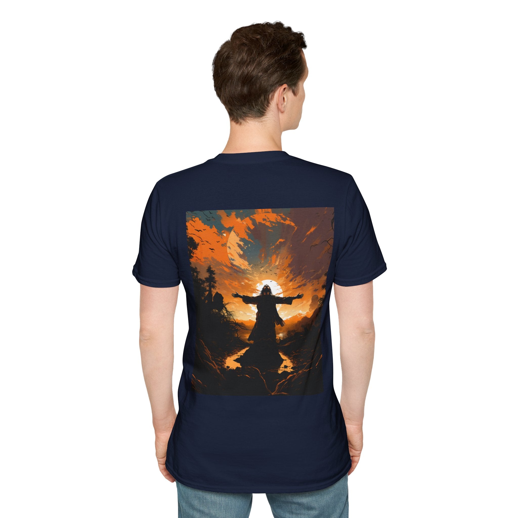 Arms Wide Open Jesus Men's Softstyle T-Shirt