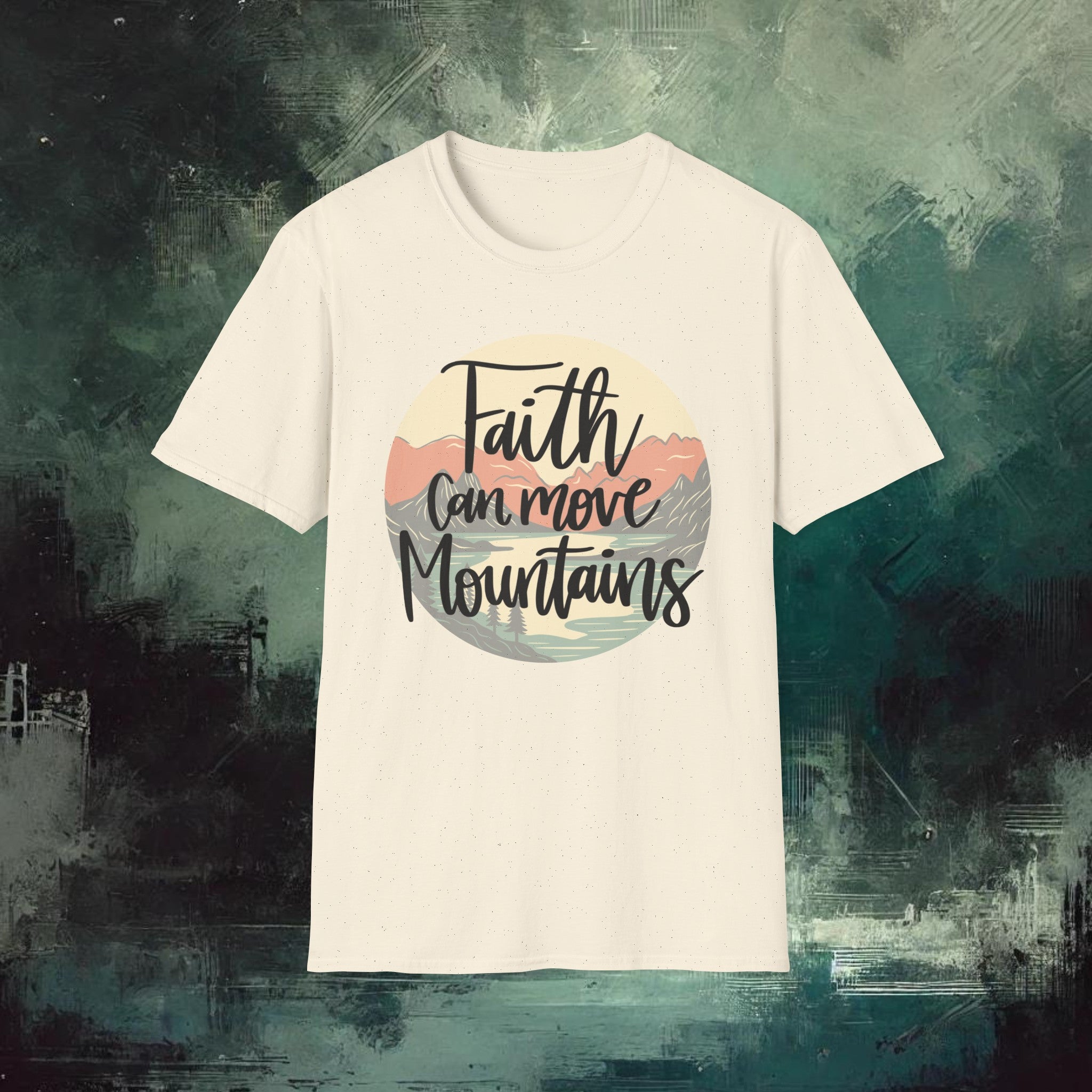 Moving Mountain with Faith Softstyle T-Shirt