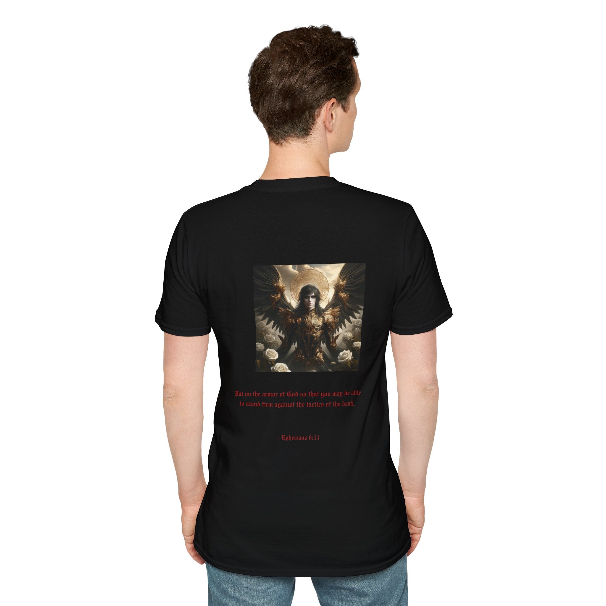 Ephesians 6:11 Armored Angel Unisex Softstyle T-Shirt