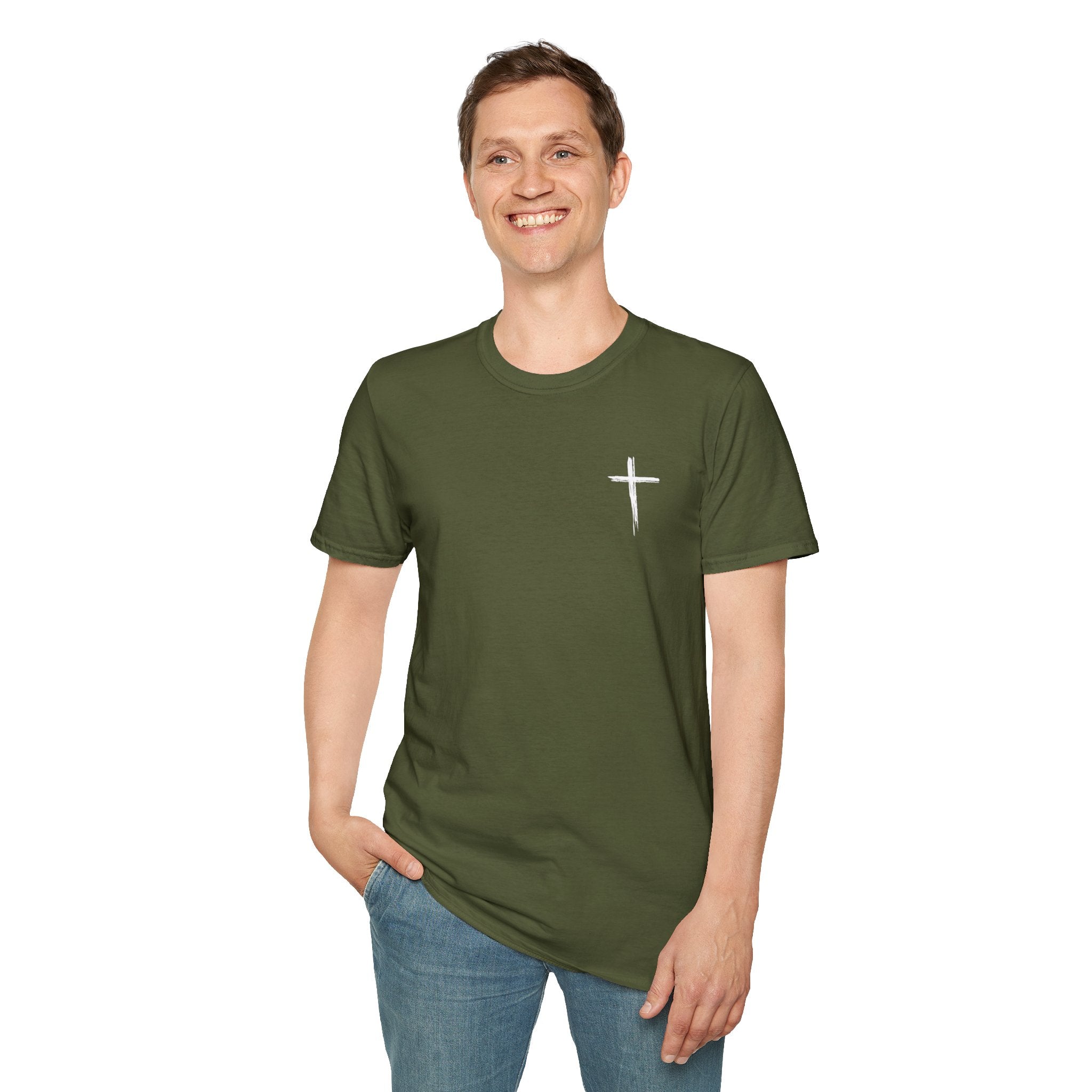 Arms Wide Open Jesus Men's Softstyle T-Shirt