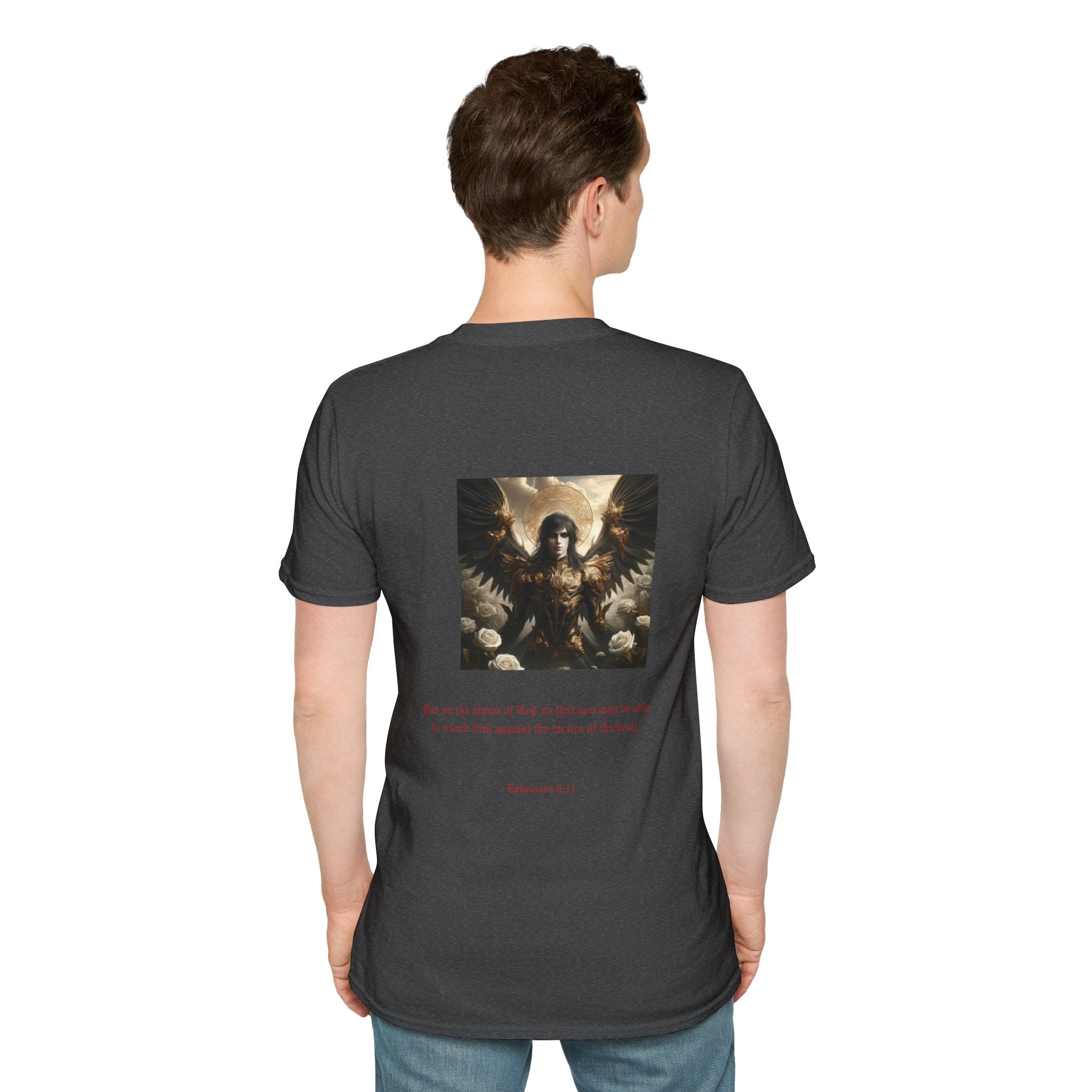 Ephesians 6:11 Armored Angel Unisex Softstyle T-Shirt