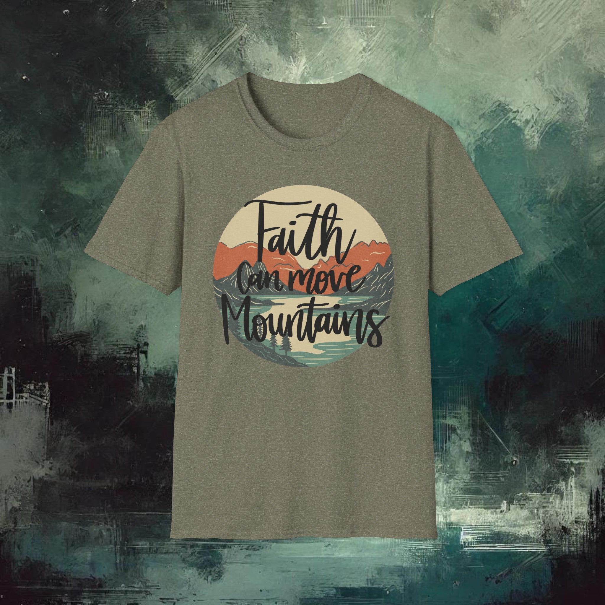 Moving Mountain with Faith Softstyle T-Shirt