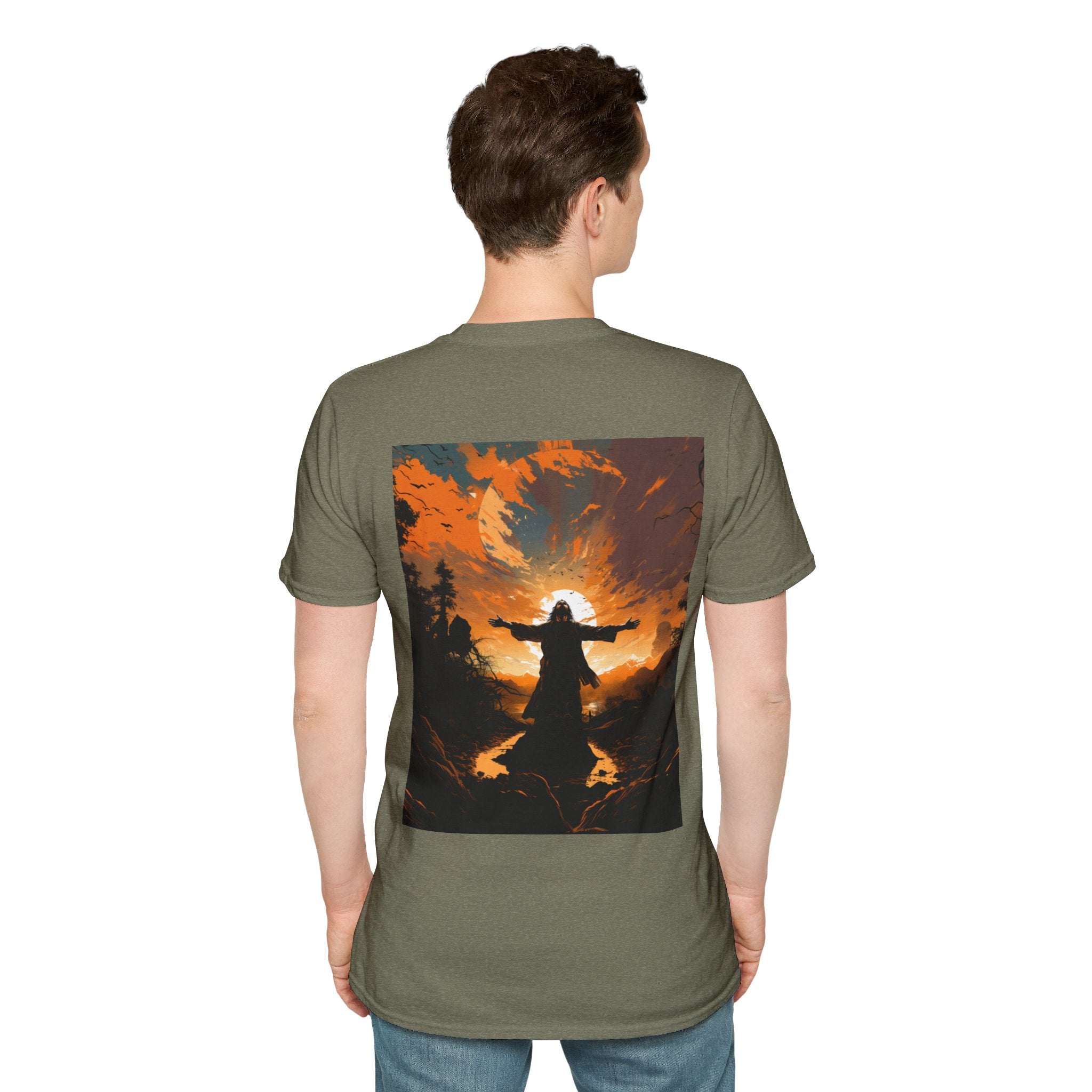 Arms Wide Open Jesus Men's Softstyle T-Shirt