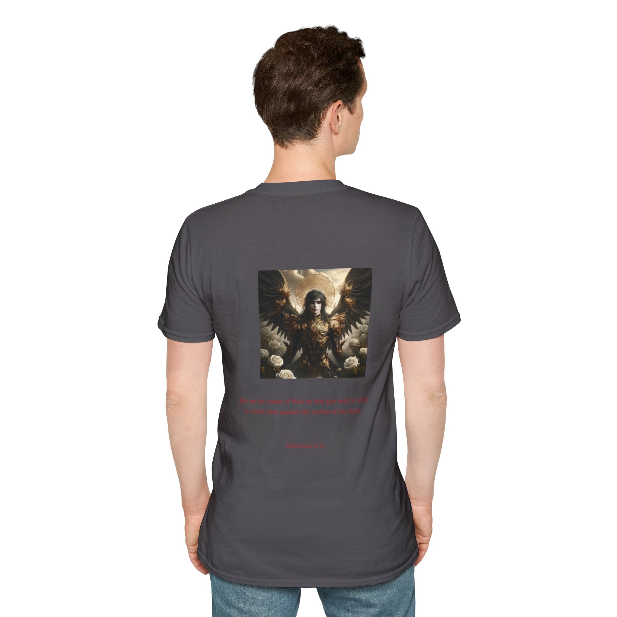 Ephesians 6:11 Armored Angel Unisex Softstyle T-Shirt