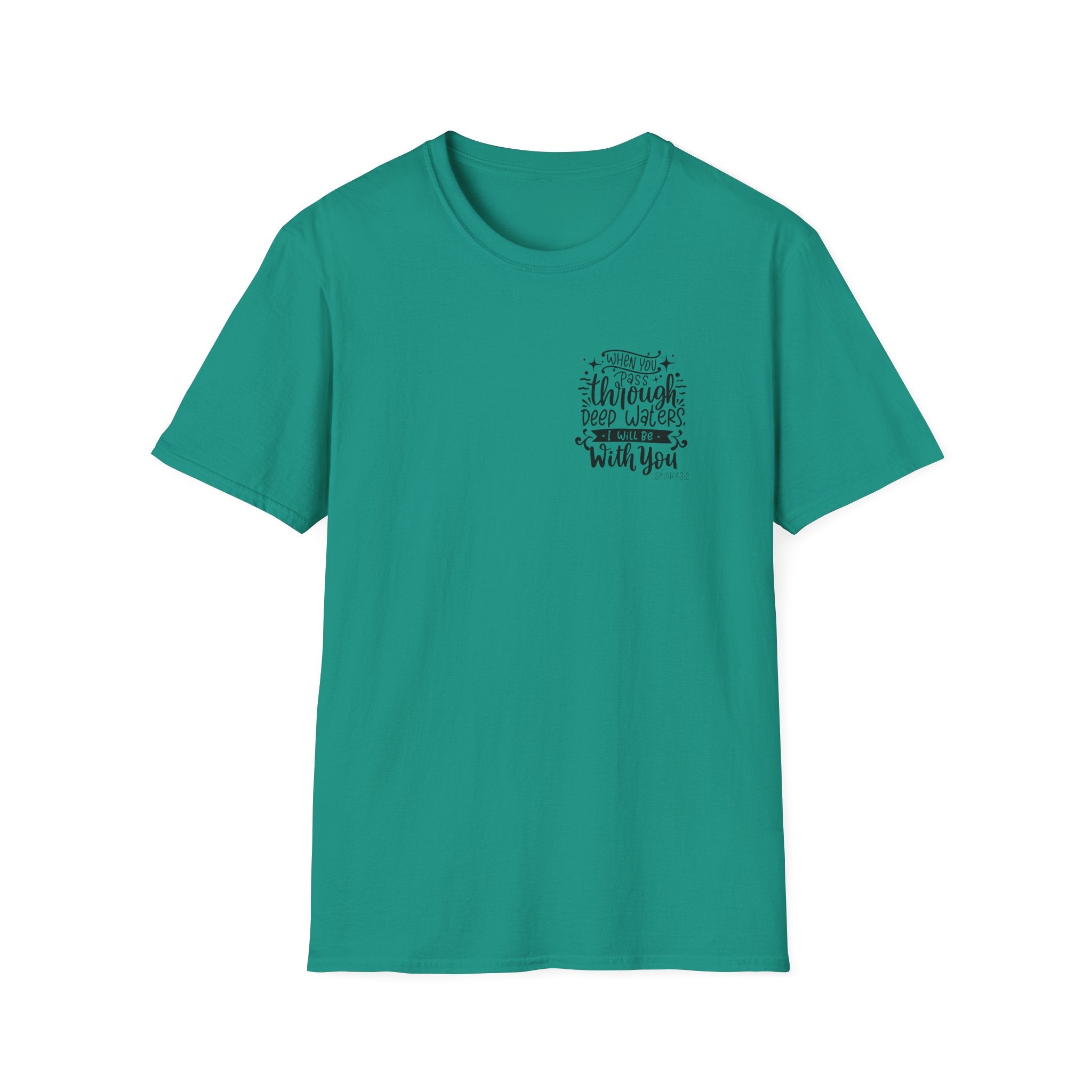 Isiah 43:2 Unisex Softstyle T-Shirt