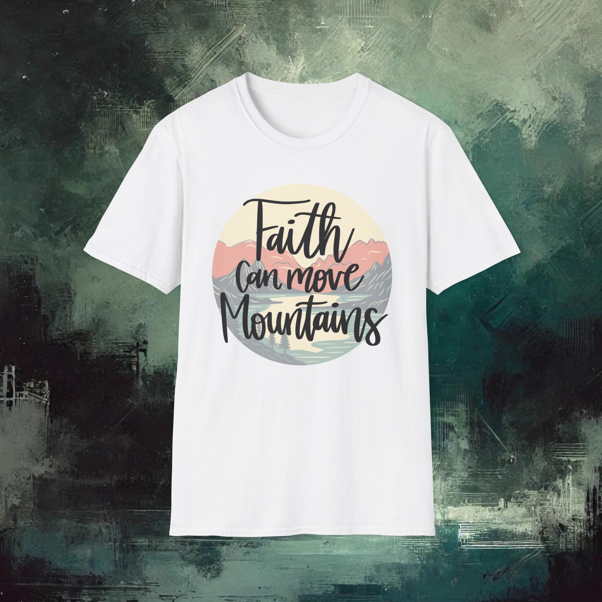 Moving Mountain with Faith Softstyle T-Shirt