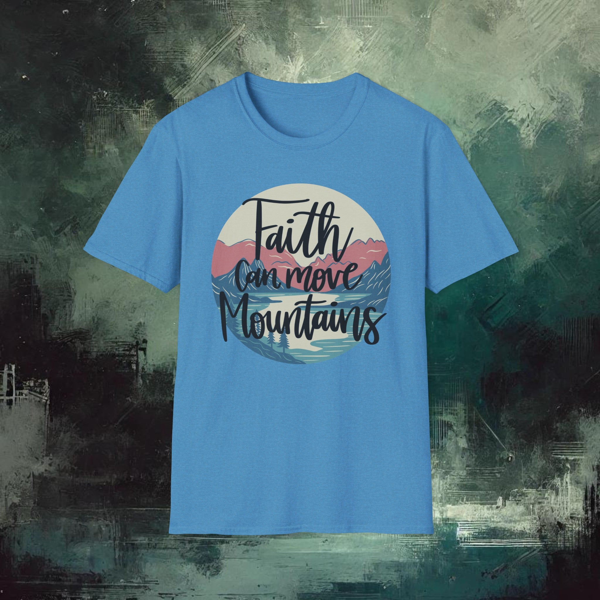 Moving Mountain with Faith Softstyle T-Shirt