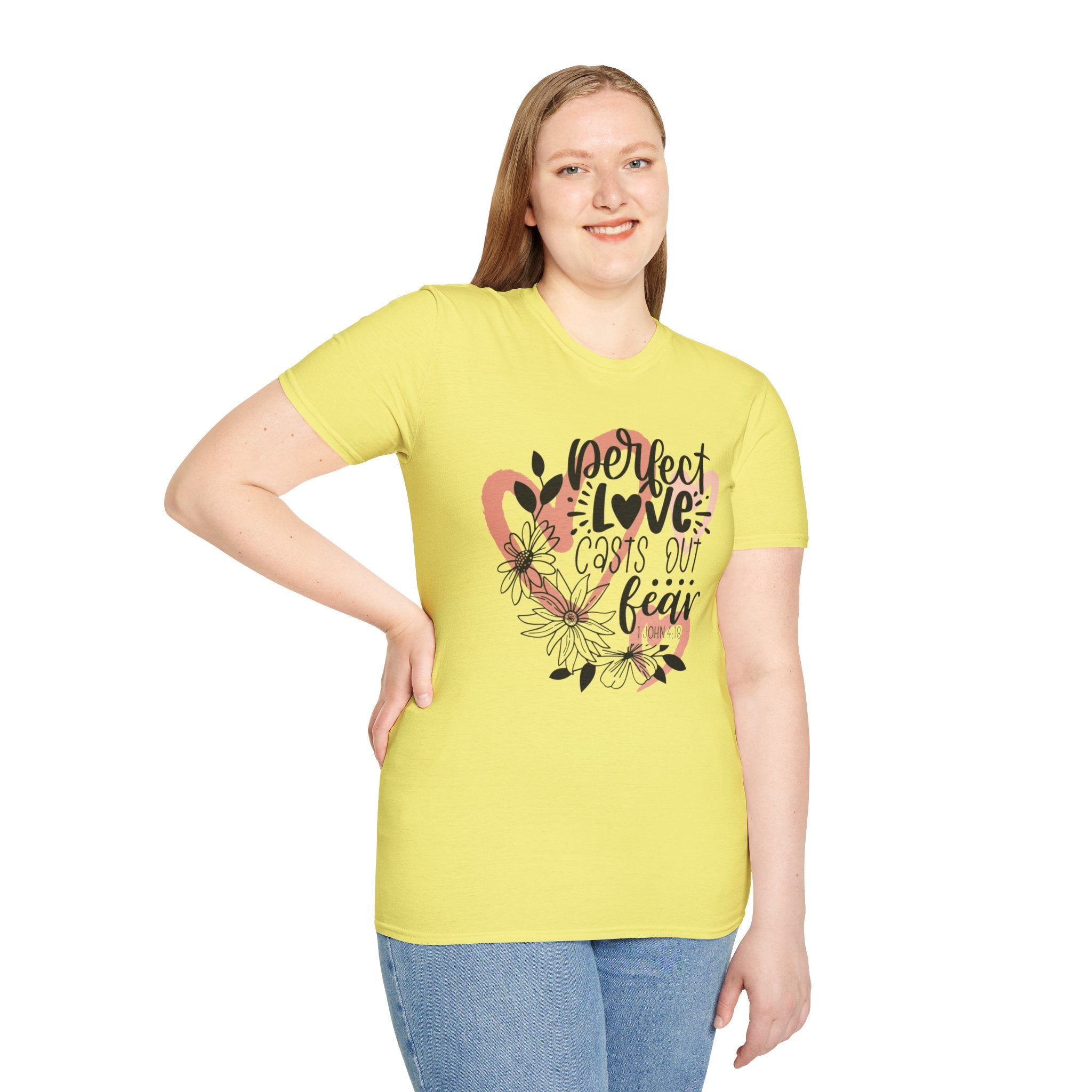 1John 4:18 Women's Softstyle T-Shirt