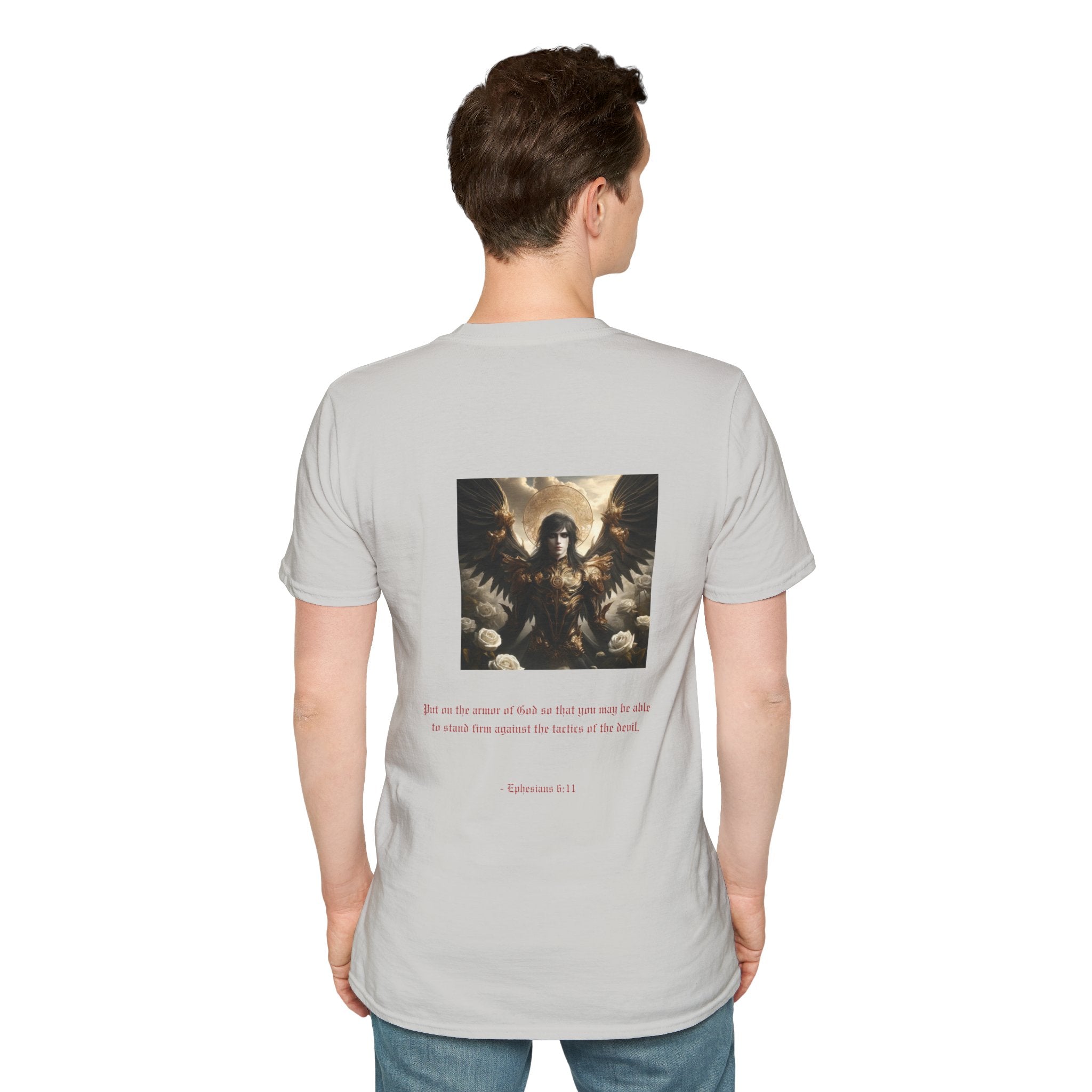 Ephesians 6:11 Armored Angel Unisex Softstyle T-Shirt