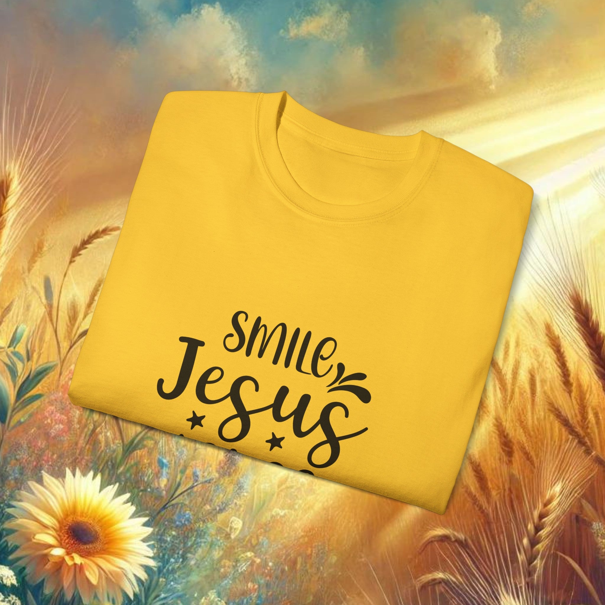 Smile Jesus Loves You Ultra Cotton Tee