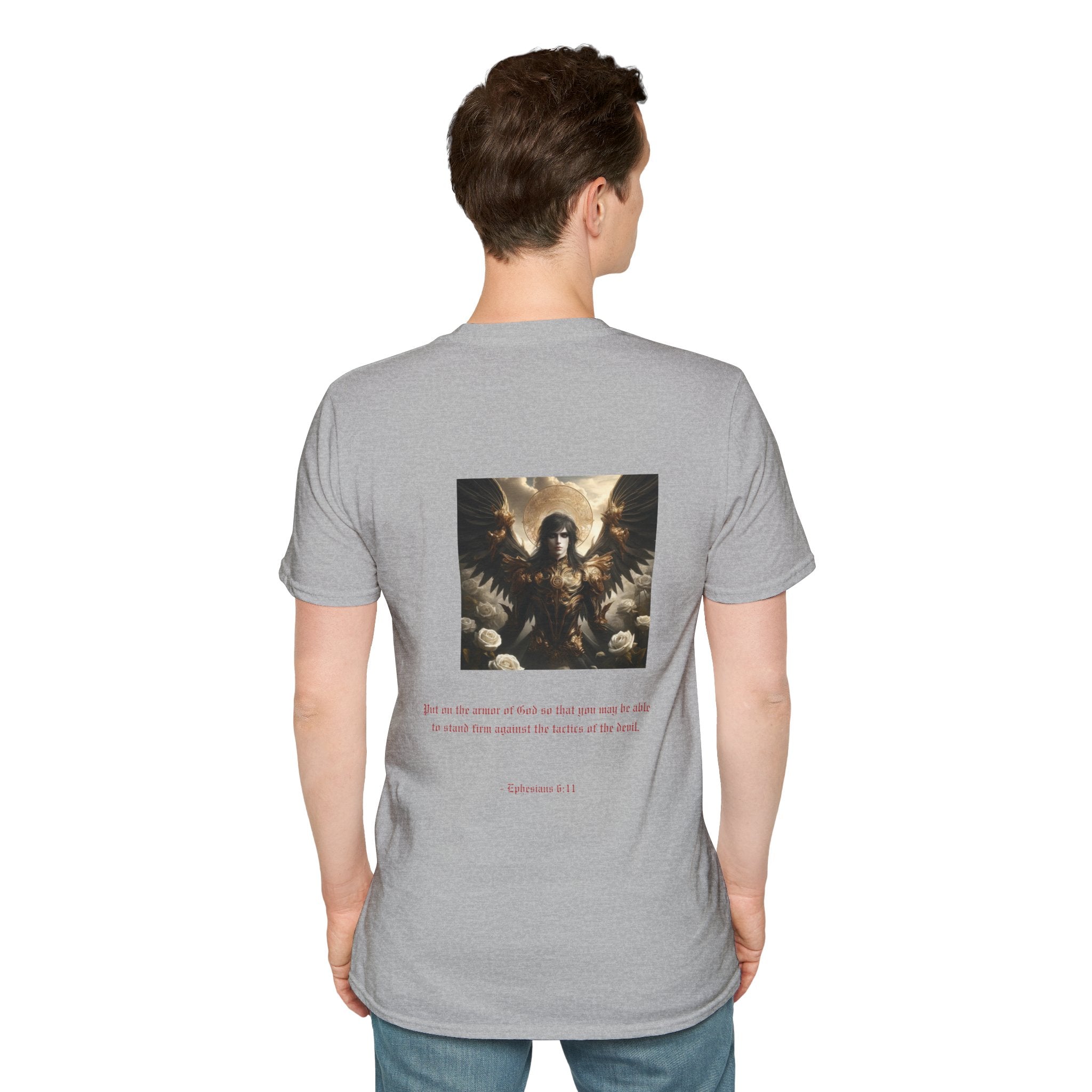 Ephesians 6:11 Armored Angel Unisex Softstyle T-Shirt