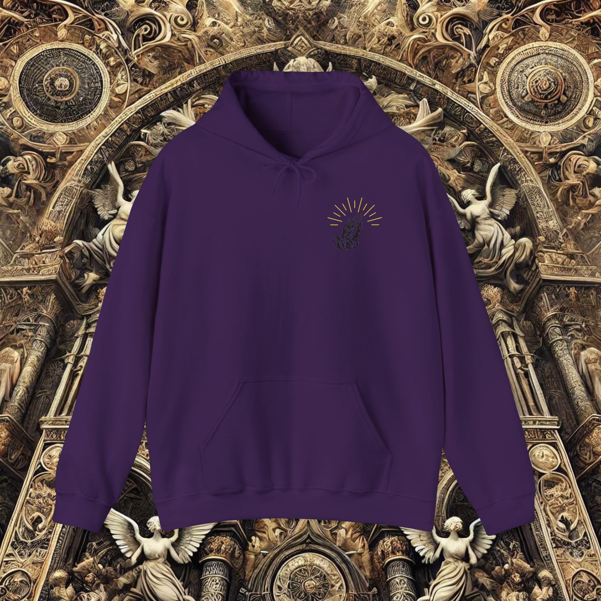 Shining Praying Hands Hoodie