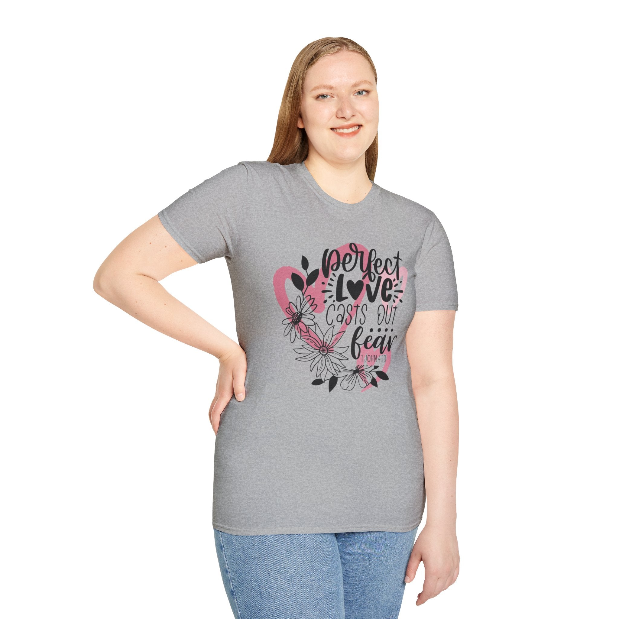 1John 4:18 Women's Softstyle T-Shirt