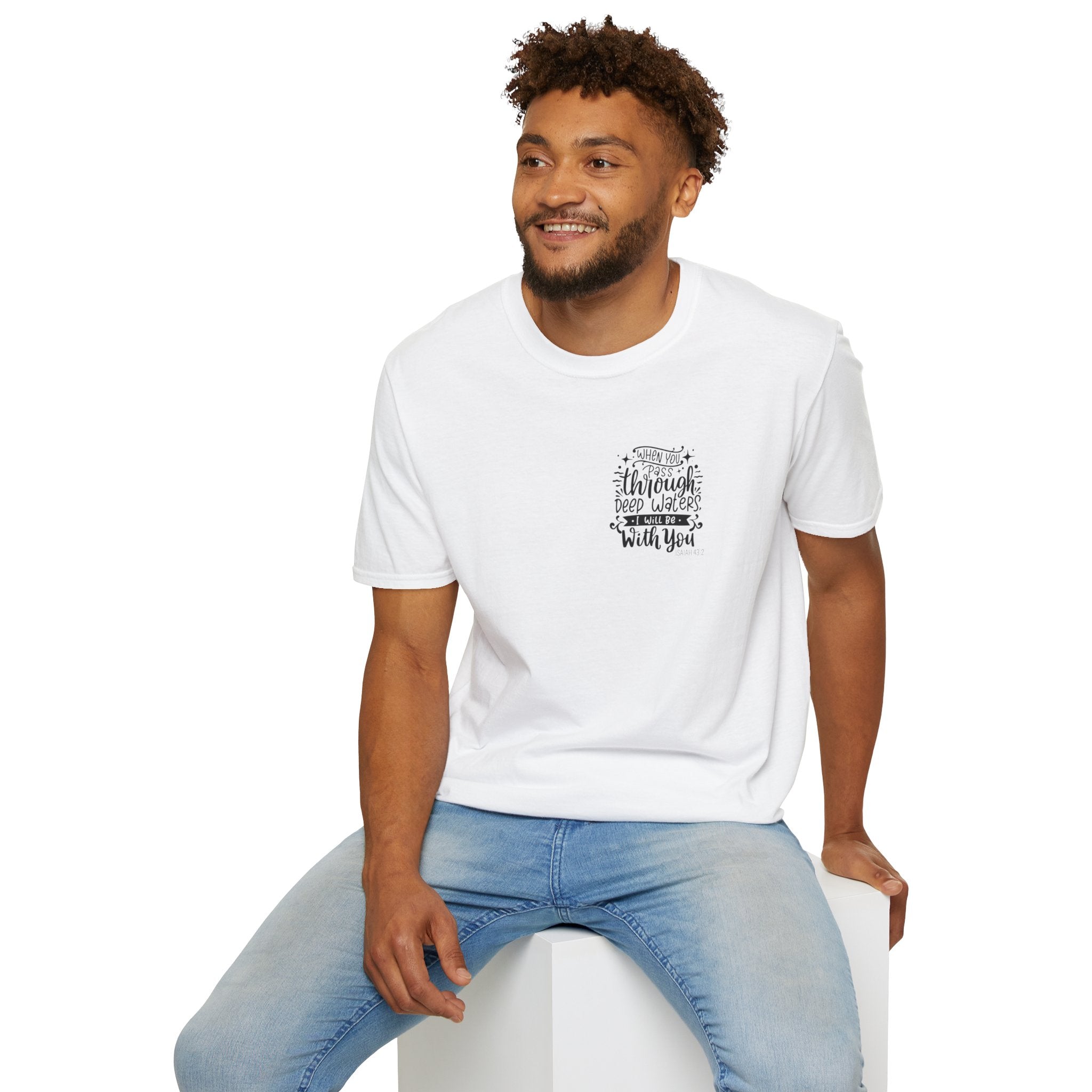 Isiah 43:2 Unisex Softstyle T-Shirt