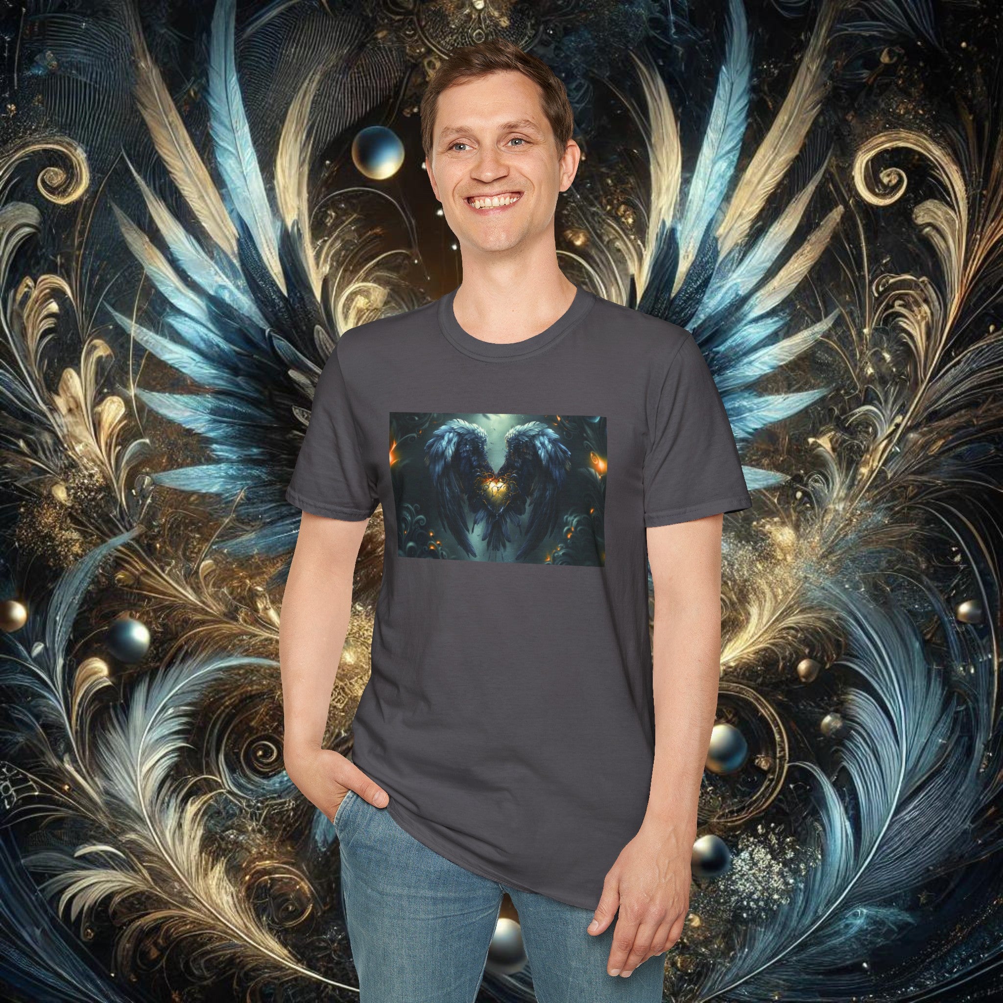 Wings of Protection – Psalm 91:4 T-Shirt