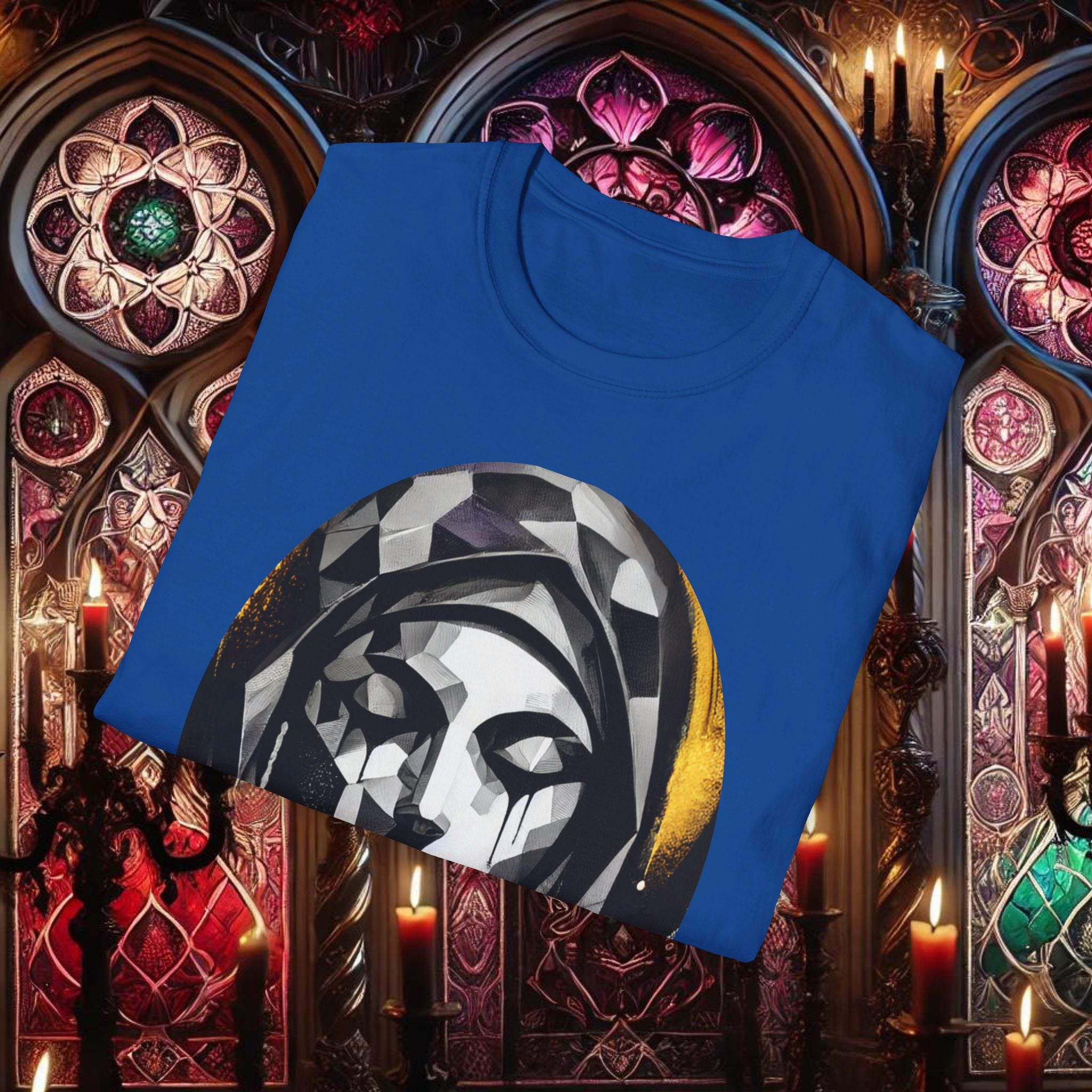 Ethereal Grace Virgin Mary T-Shirt