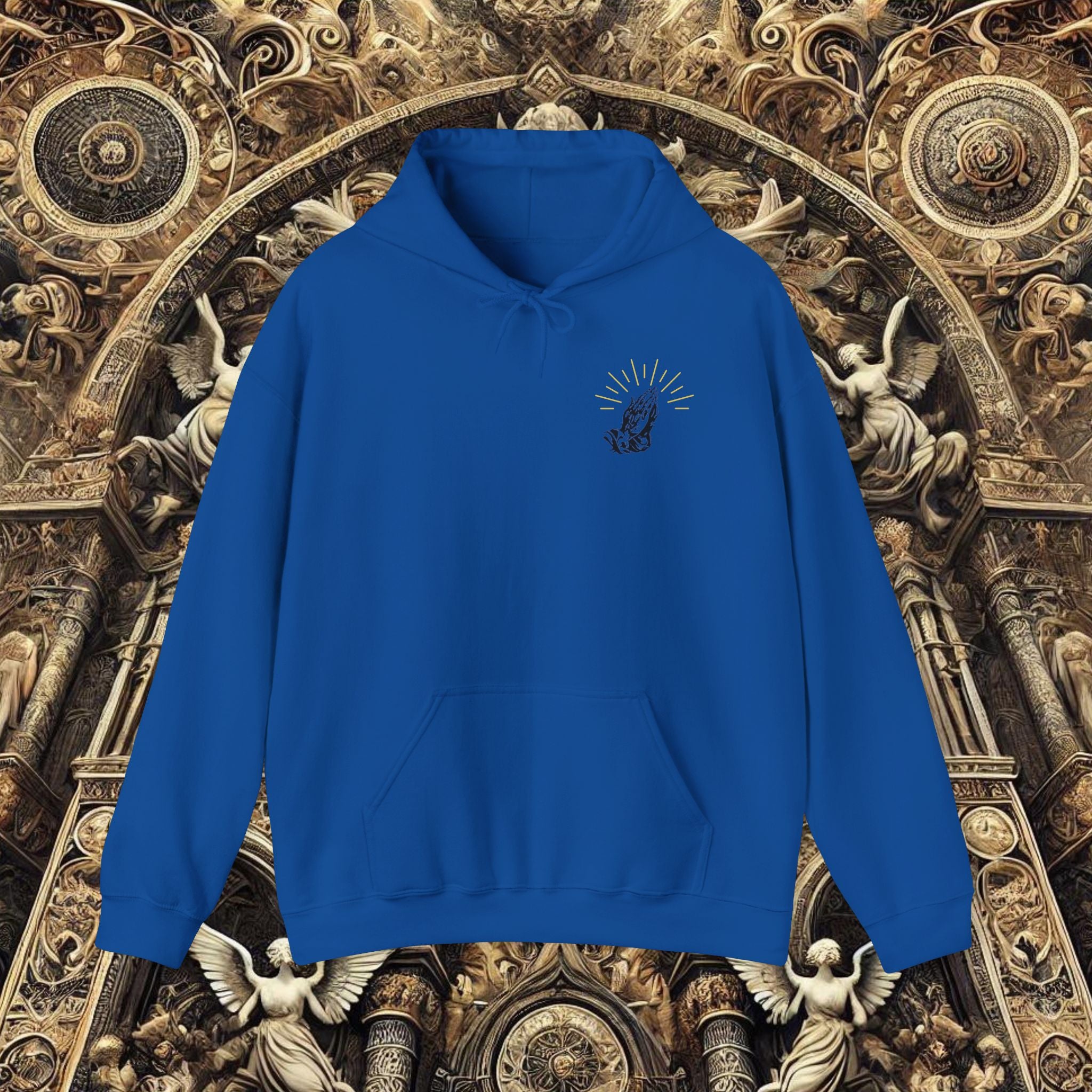 Shining Praying Hands Hoodie