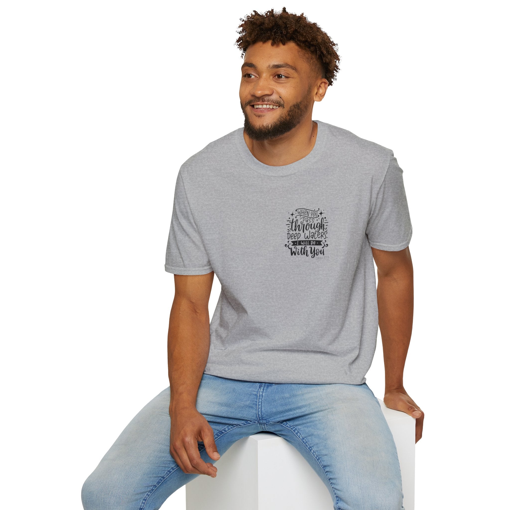 Isiah 43:2 Unisex Softstyle T-Shirt