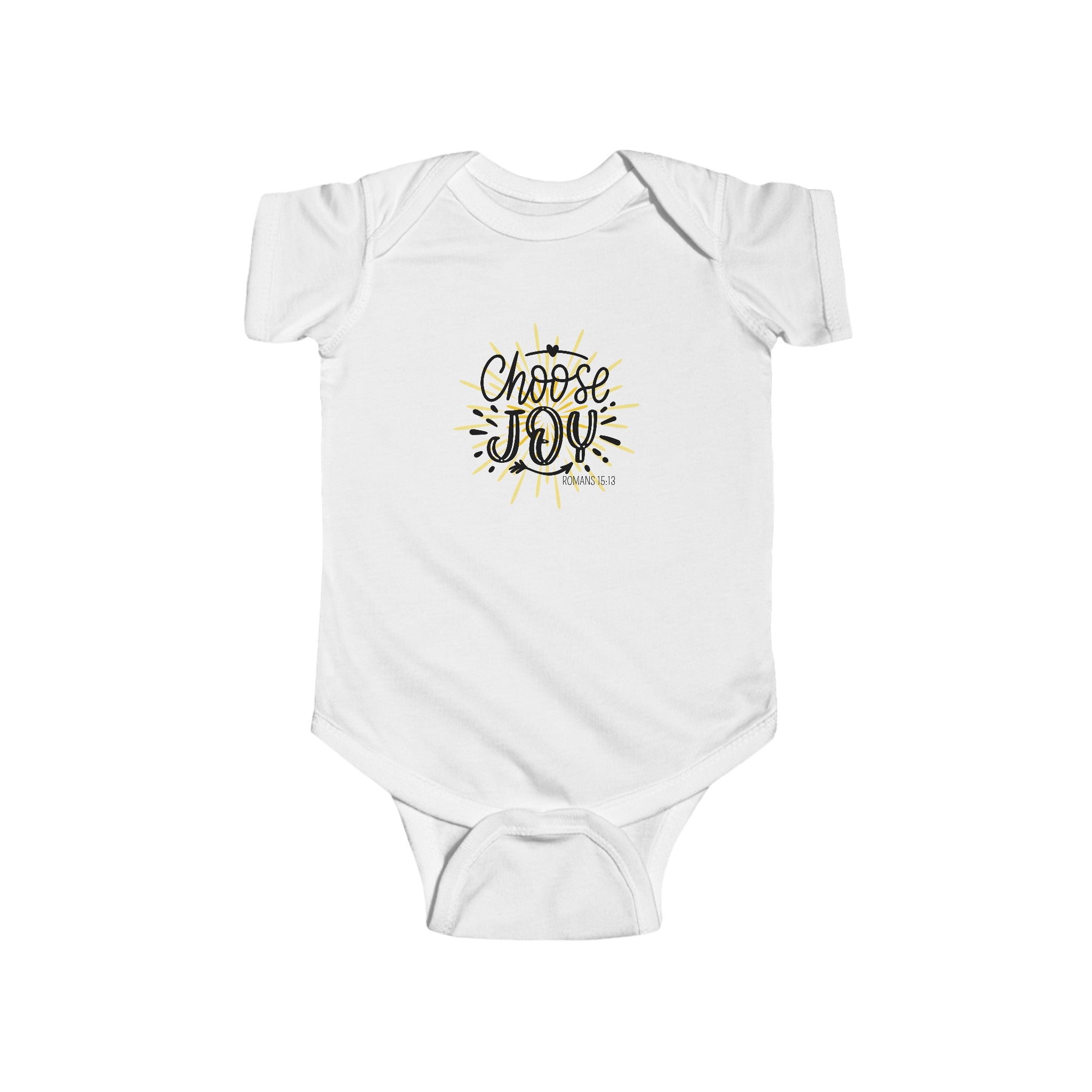 Romans 15:13 Choose Joy Infant Fine Jersey Bodysuit