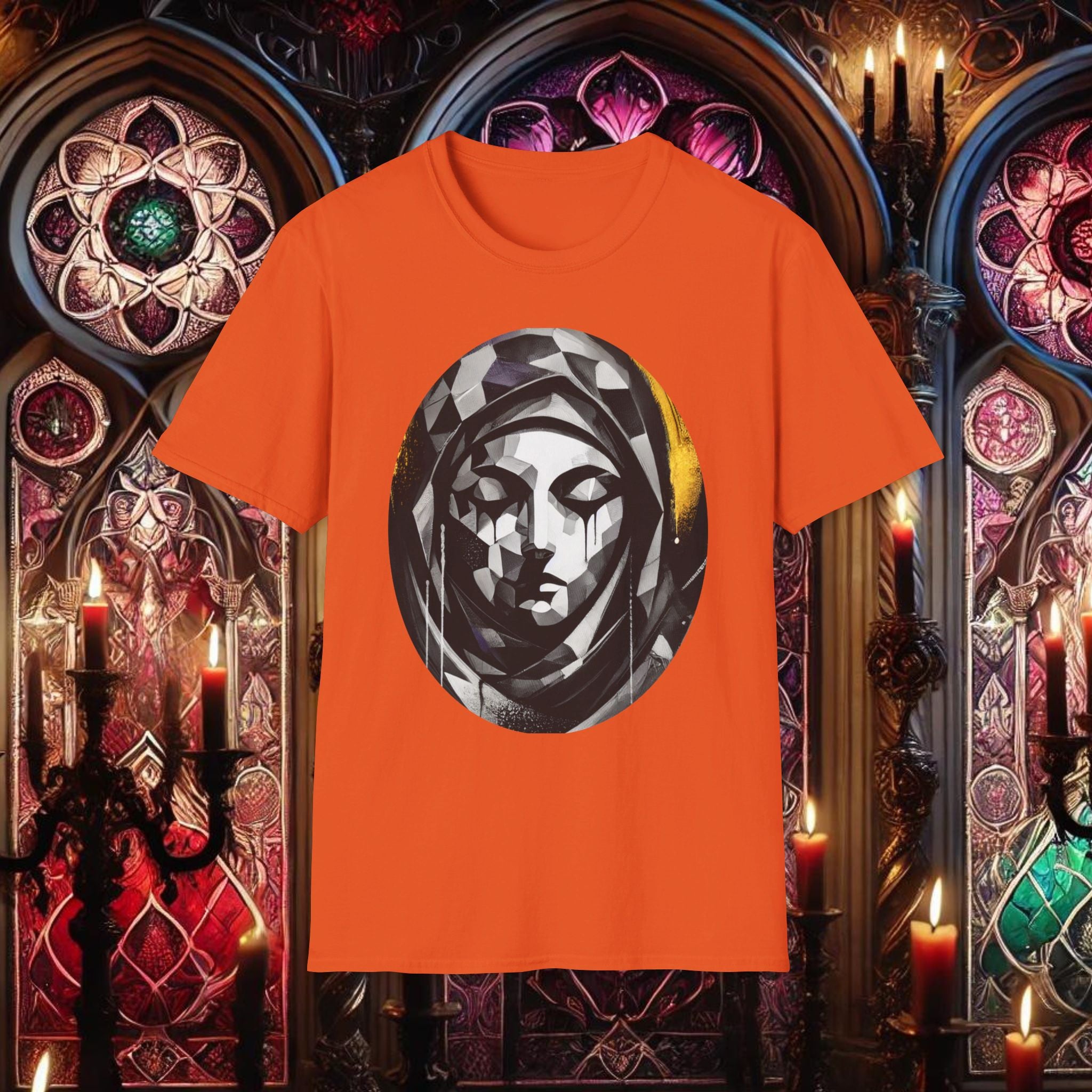 Ethereal Grace Virgin Mary T-Shirt