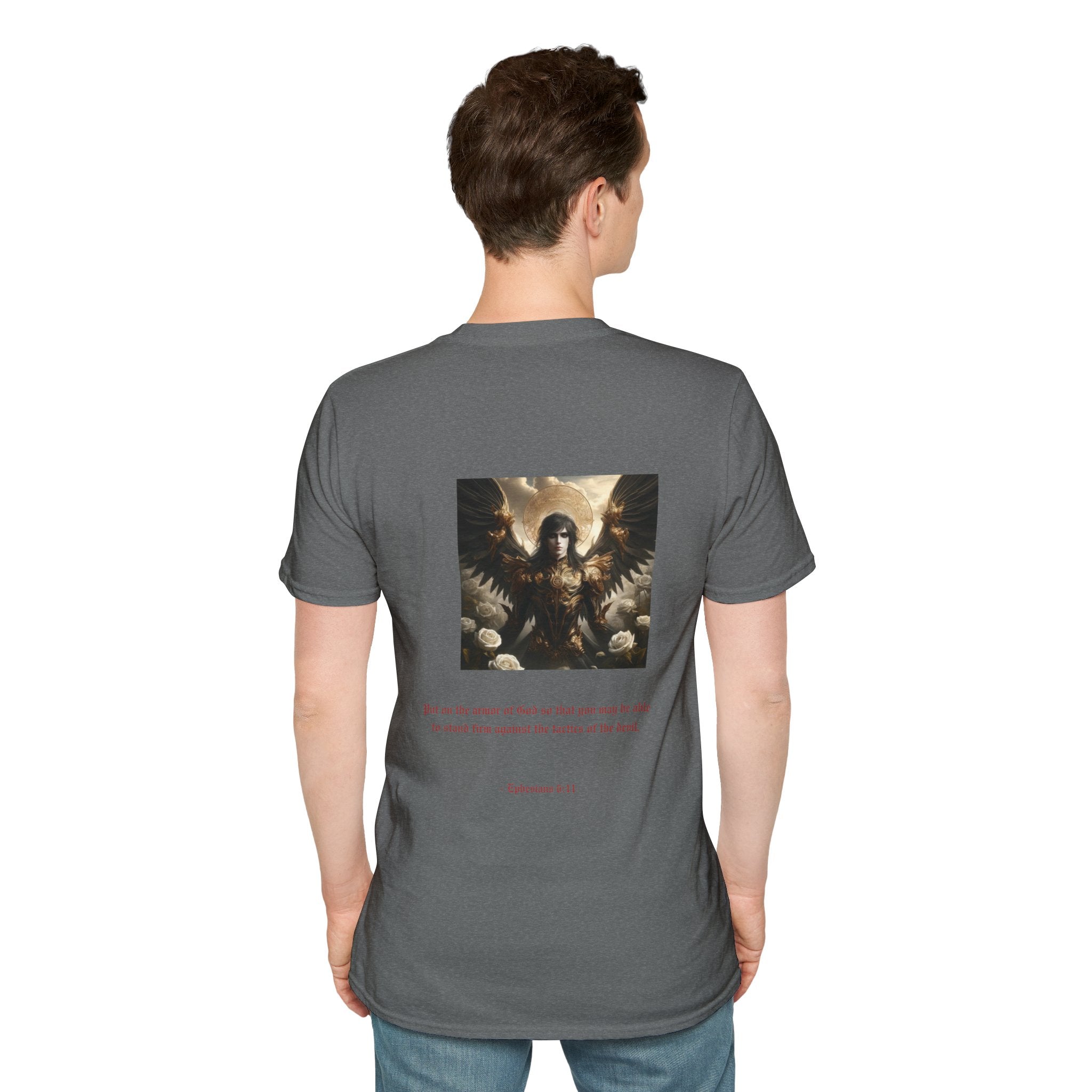 Ephesians 6:11 Armored Angel Unisex Softstyle T-Shirt