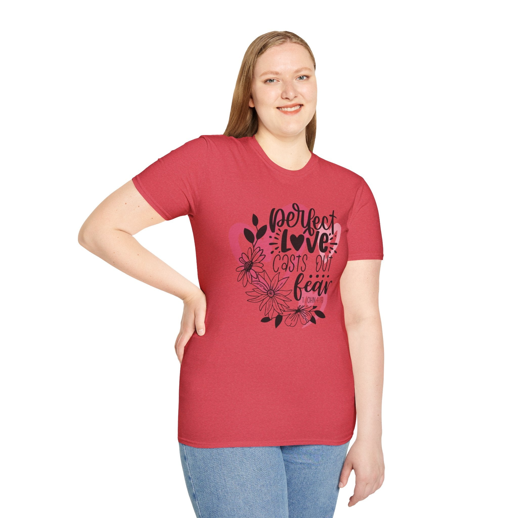 1John 4:18 Women's Softstyle T-Shirt