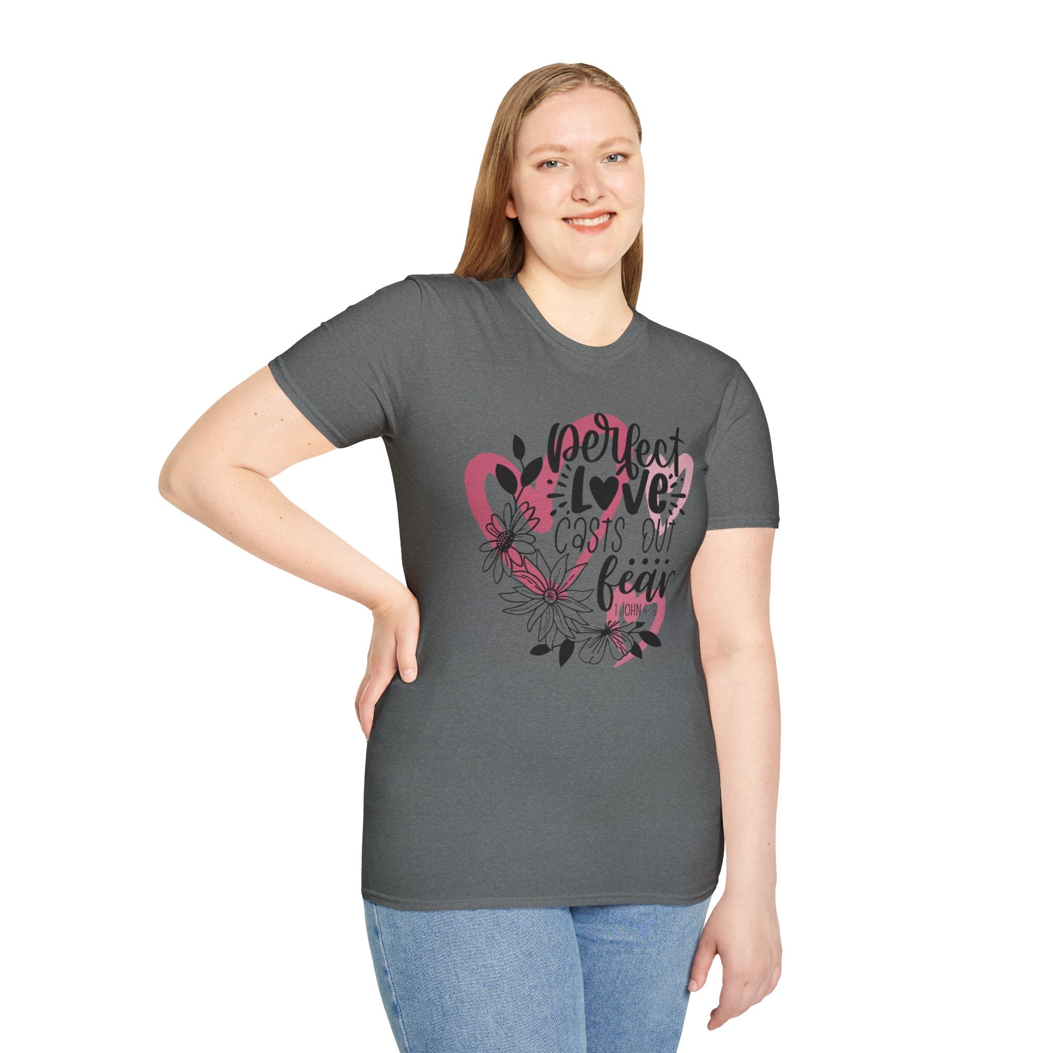 1John 4:18 Women's Softstyle T-Shirt