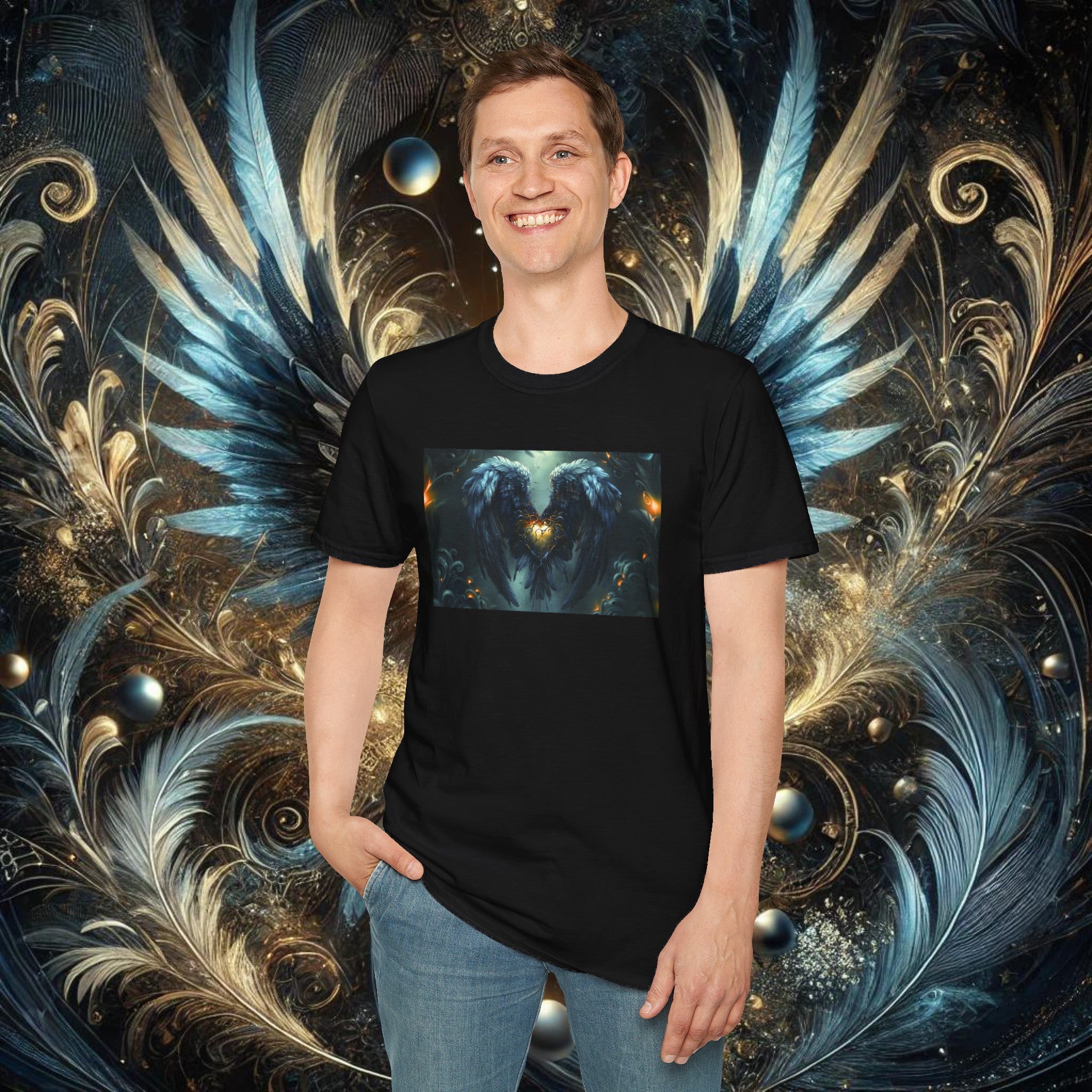 Wings of Protection – Psalm 91:4 T-Shirt