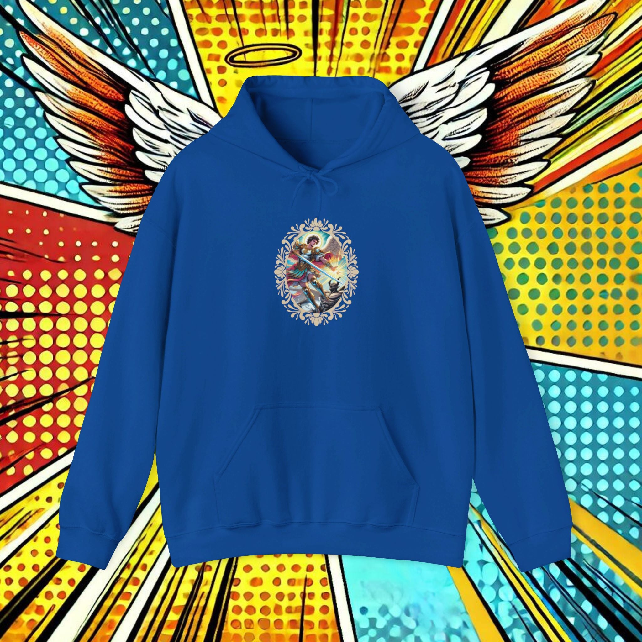 Archangel Michael’s Victory T-Shirt – Revelation 12:7-12 Comic Design