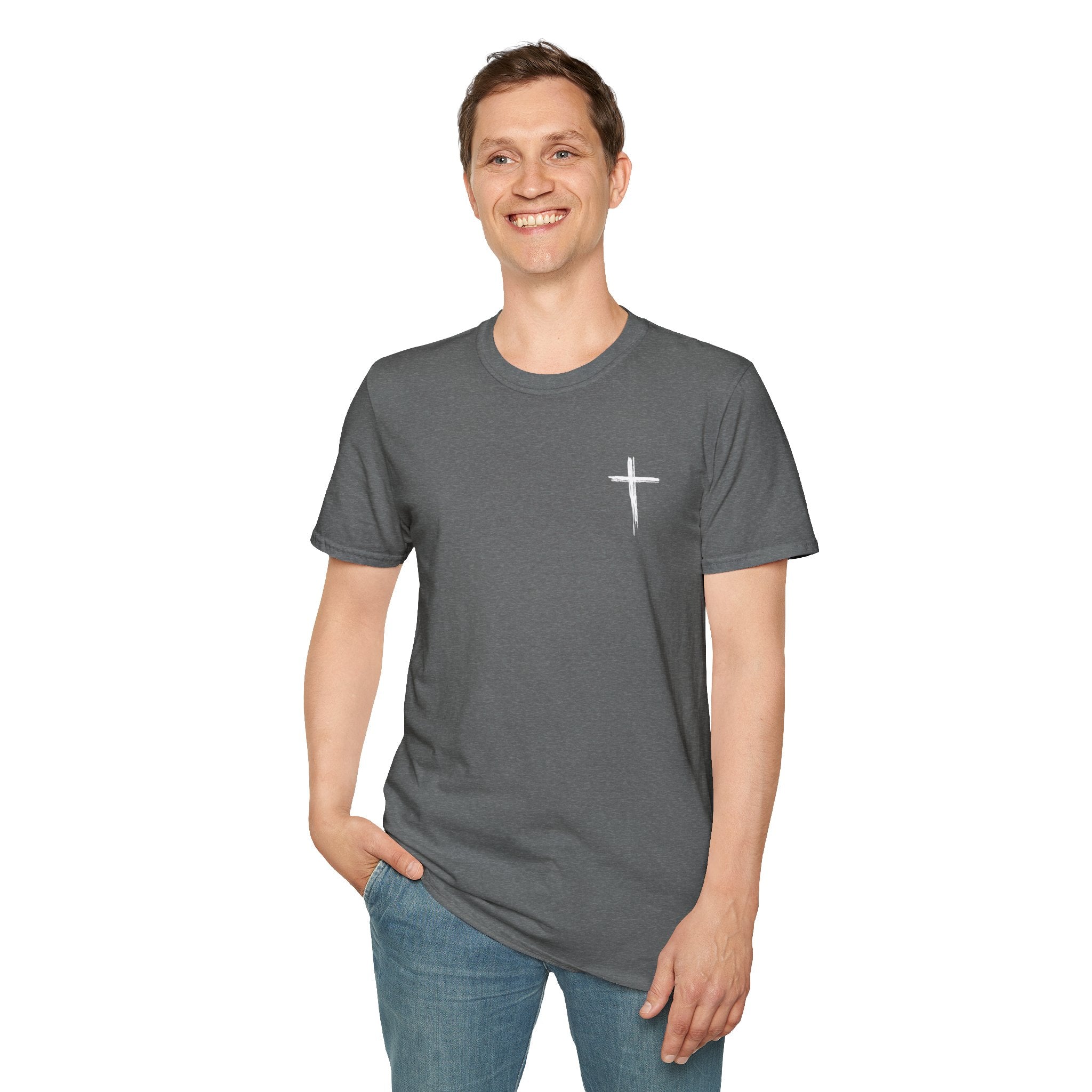 Arms Wide Open Jesus Men's  Softstyle T-Shirt