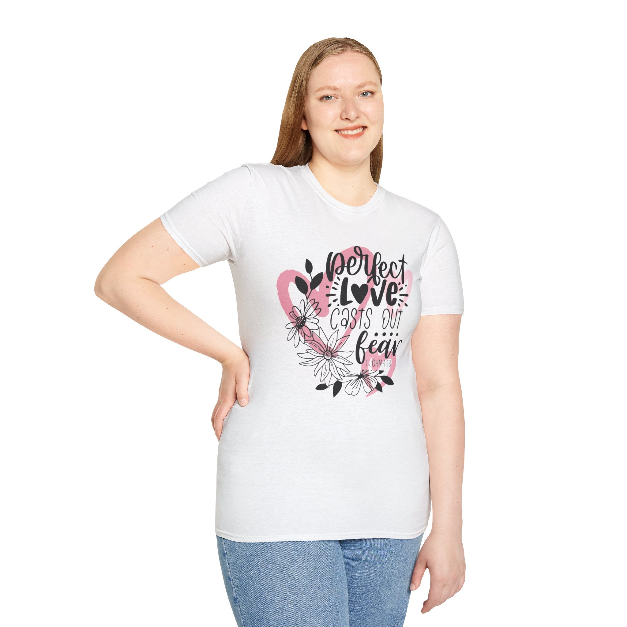 1John 4:18 Women's Softstyle T-Shirt