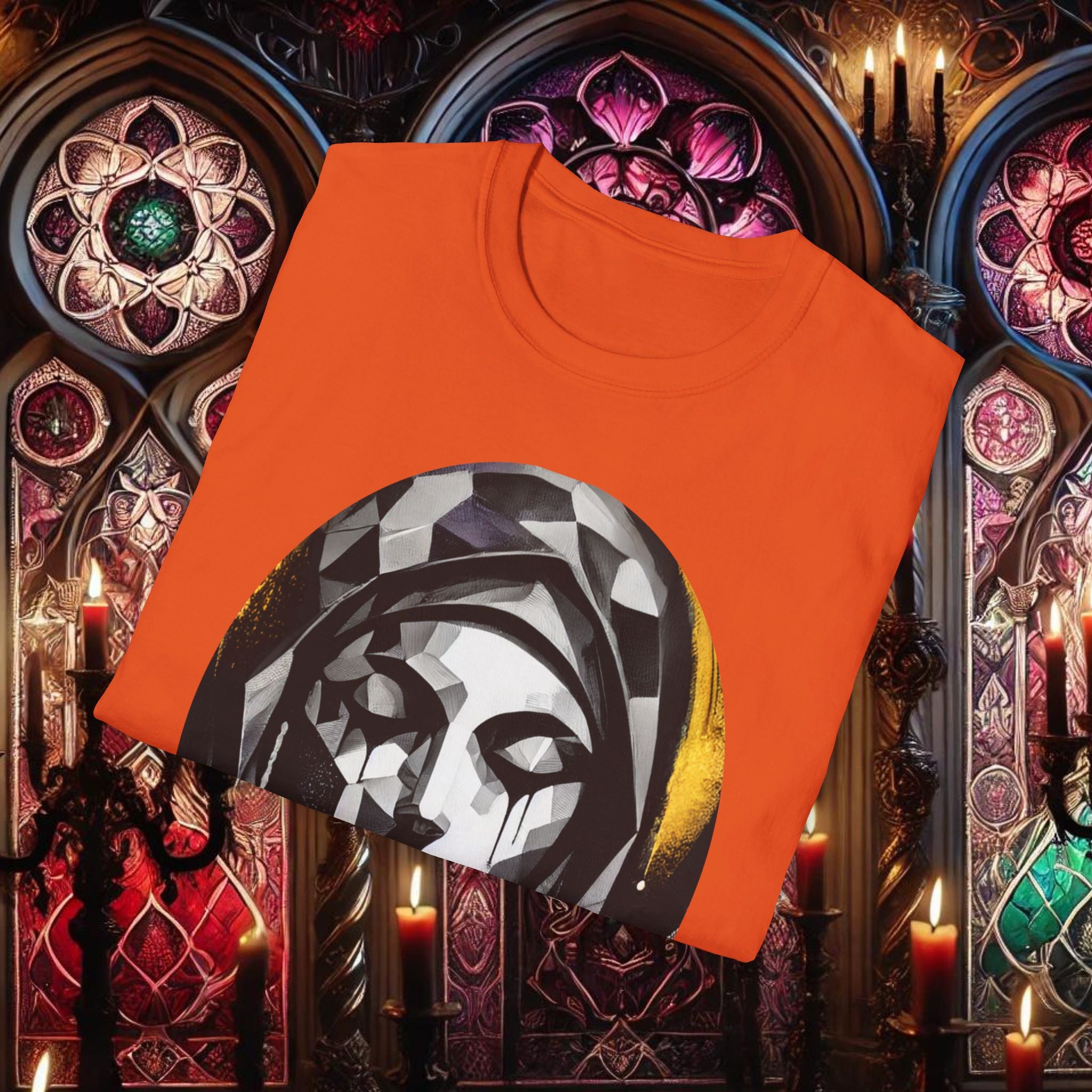 Ethereal Grace Virgin Mary T-Shirt