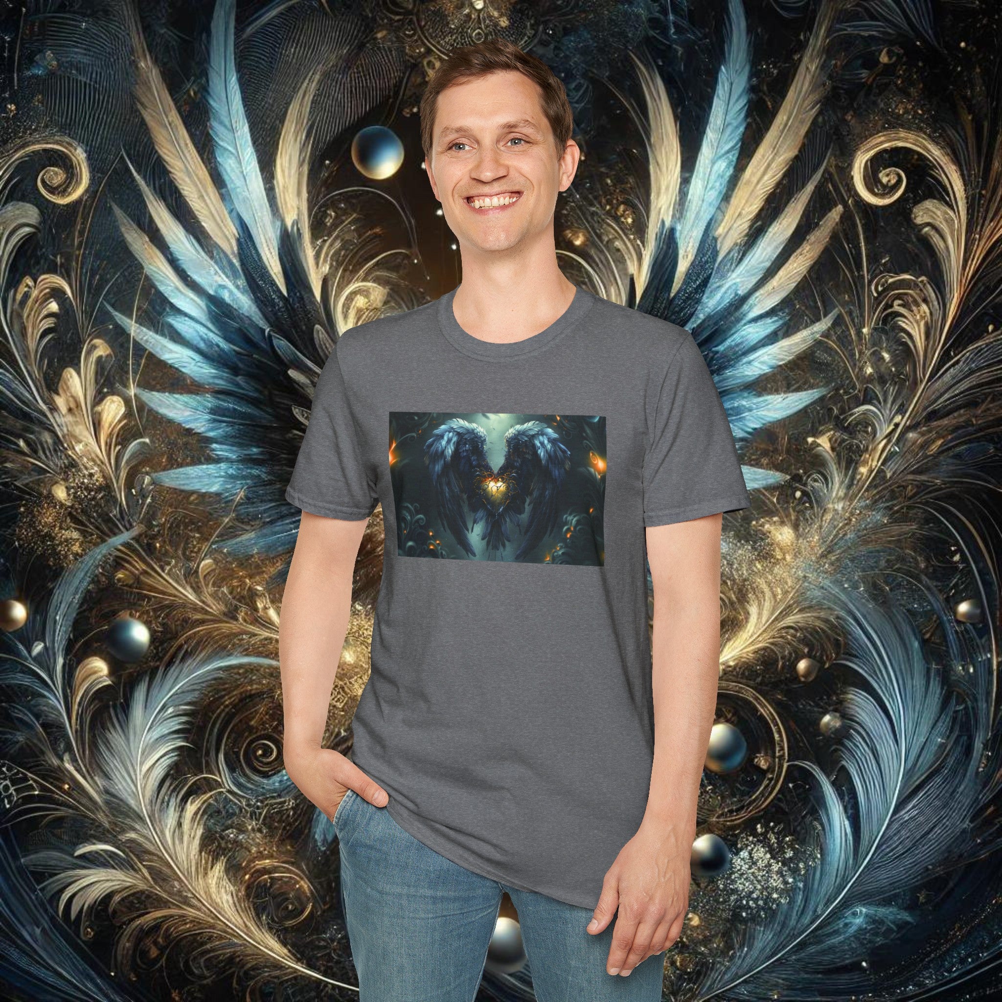 Wings of Protection – Psalm 91:4 T-Shirt